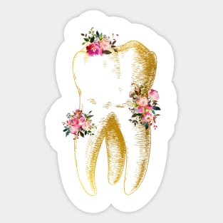 Human tooth Sticker